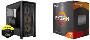 Computer Case CPU Combo -  Corsair CC-9900038-NWE Bundle with  AMD 100-100001582BOX