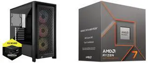 Computer Case CPU Combo -  Corsair CC-9900038-NWE Bundle with  AMD 100-100001590BOX