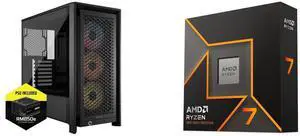 Computer Case CPU Combo -  Corsair CC-9900038-NWE Bundle with  AMD 100-100001404WOF