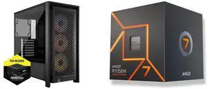 Computer Case CPU Combo -  Corsair CC-9900038-NWE Bundle with  AMD 100-100000592BOX