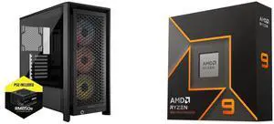 Computer Case CPU Combo -  Corsair CC-9900038-NWE Bundle with  AMD 100-100001277WOF