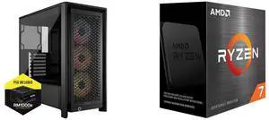 Computer Case CPU Combo -  Corsair CC-9900039-NWE Bundle with  AMD 100-100000926WOF