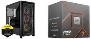 Computer Case CPU Combo -  Corsair CC-9900039-NWE Bundle with  AMD 100-100001590BOX