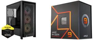 Computer Case CPU Combo -  Corsair CC-9900039-NWE Bundle with  AMD 100-100000589WOF