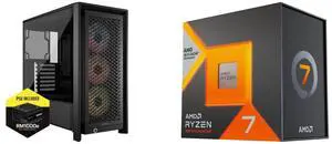 Computer Case CPU Combo -  Corsair CC-9900039-NWE Bundle with  AMD 100-100000910WOF