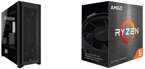 Computer Case CPU Combo -  Corsair CC-9011218-WW Bundle with  AMD 100-100000457BOX