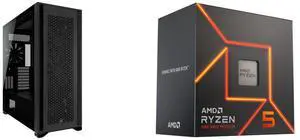 Computer Case CPU Combo -  Corsair CC-9011218-WW Bundle with  AMD 100-100001015BOX