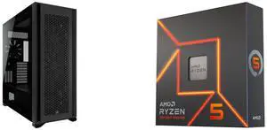Computer Case CPU Combo -  Corsair CC-9011218-WW Bundle with  AMD 100-100000593WOF
