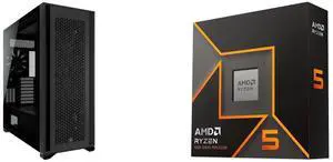 Computer Case CPU Combo -  Corsair CC-9011218-WW Bundle with  AMD 100-100001405WOF
