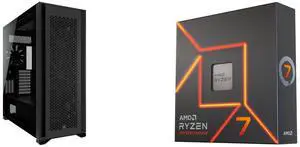 Computer Case CPU Combo -  Corsair CC-9011218-WW Bundle with  AMD 100-100000591WOF