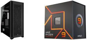 Computer Case CPU Combo -  Corsair CC-9011218-WW Bundle with  AMD 100-100000589WOF