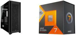 Computer Case CPU Combo -  Corsair CC-9011218-WW Bundle with  AMD 100-100000910WOF