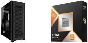 Computer Case CPU Combo -  Corsair CC-9011218-WW Bundle with  AMD 100-100000719WOF