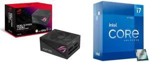 PSU CPU Combo -  ASUS ROG-STRIX-750G-AURA-GAMING Bundle with  Intel BX8071512700K
