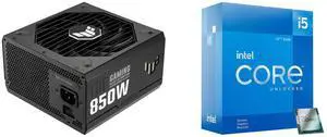 PSU CPU Combo -  ASUS TUF-GAMING-850G Bundle with  Intel BX8071512600KF
