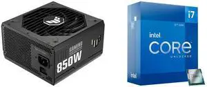 PSU CPU Combo -  ASUS TUF-GAMING-850G Bundle with  Intel BX8071512700K