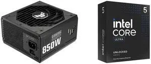PSU CPU Combo -  ASUS TUF-GAMING-850G Bundle with  Intel BX80768245KF