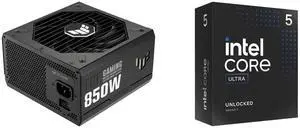 PSU CPU Combo -  ASUS TUF-GAMING-850G Bundle with  Intel BX80768245K