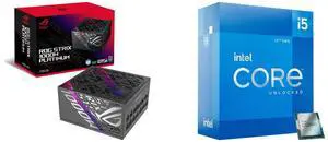 PSU CPU Combo -  ASUS ROG-STRIX-1000P-GAMING Bundle with  Intel BX8071512600K