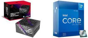 PSU CPU Combo -  ASUS ROG-STRIX-1000P-GAMING Bundle with  Intel BX8071512700KF