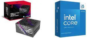 PSU CPU Combo -  ASUS ROG-STRIX-1000P-GAMING Bundle with  Intel BX8071514600KF