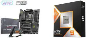 Motherboard CPU Combo - MSI MAG X870E TOMAHAWK WIFI Bundle with AMD RYZEN 9 9950X3D