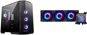 Computer Case CPU Cooler Combo -  MSI PANO100RPZ Bundle with  MSI MAG CORELIQUID A15 360