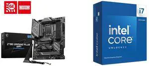 Motherboard CPU Combo - MSI Z790 GAMING PLUS WIFI Bundle with Intel I7 14700KF