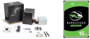 ASRock DESKMEET B760W/B/BB/BOX/US Barebone System Seagate BarraCuda ST16000DM001 16TB 7200 RPM 512MB Cache SATA 6.0Gb/s 3.5" Internal Hard Drive Bare Drive
