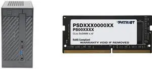 ASRock DESKMINI 310W Mini / Booksize Barebone System Patriot Signature Line 16GB 260-Pin DDR4 SO-DIMM DDR4 3200 (PC4 25600) Laptop Memory Model PSD416G320081S