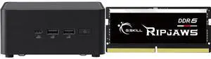 ASUS NUC 14 Pro RNUC14RVHU50000UI Tall Barebone Kit w/ Intel 14th Gen Core Ultra 5 125H (NPU Support) Triple storage Design, Thunderbolt™ 4,Wi-Fi 6E & Bluetooth 5.3-Memory and Storage Sold Separately G.SKILL Ripjaws SO-DIMM 32GB 262-Pin DDR ASUS NUC 14 Pro RNUC14RVHU50000UI Tall Barebone Kit w/ Intel 14th Gen Core Ultra 5 125H (NPU Support) Triple storage Design, Thunderbolt™ 4,Wi-Fi 6E & Bluetooth 5.3-Memory and Storage Sold Separately G.SKILL Ripjaws SO-DIMM 32GB 262-Pin DDR