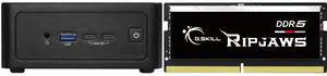 ASRock Industrial NUC BOX-125H Fanned Barebone  2 x 262-pin SO-DIMM DDR5 5600MHz up to 96GB (48GB per DIMM) G.SKILL Ripjaws SO-DIMM 32GB 262-Pin DDR5 SO-DIMM DDR5 4800 (PC4 38400) Laptop Memory Model F5-4800S4039A32GX1-RS