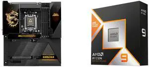 Motherboard CPU Combo - MSI MEG X870E GODLIKE Bundle with AMD RYZEN 9 9950X3D