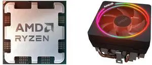 AMD Ryzen 5 7500F - Ryzen 5 7000 Series Zen 4 6-Core 3.7 GHz - Socket AM5 65W - AMD Radeon Graphics Processor - 100-000000597 - OEM Processor AMD Wraith Prism Thermal Solution