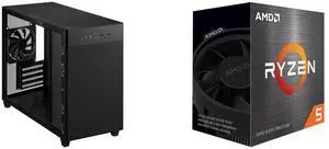 Computer Case CPU Combo - ASUS AP201 ASUS PRIME CASE TG BLACK Bundle with AMD 100-100000457BOX Computer Case CPU Combo - ASUS AP201 ASUS PRIME CASE TG BLACK Bundle with AMD 100-100000457BOX