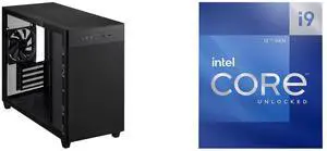 Computer Case CPU Combo -  ASUS AP201 ASUS PRIME CASE TG BLACK Bundle with  Intel BX8071512900K