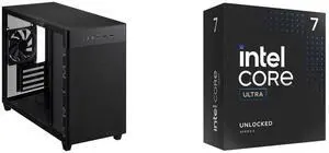 Computer Case CPU Combo -  ASUS AP201 ASUS PRIME CASE TG BLACK Bundle with  Intel BX80768265K