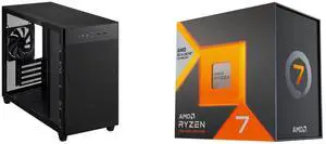 Computer Case CPU Combo - ASUS AP201 ASUS PRIME CASE TG BLACK Bundle with AMD Ryzen 7 7800X3D Computer Case CPU Combo - ASUS AP201 ASUS PRIME CASE TG BLACK Bundle with AMD Ryzen 7 7800X3D