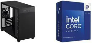 Computer Case CPU Combo -  ASUS AP201 ASUS PRIME CASE TG BLACK Bundle with  Intel BX8071514900KF