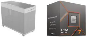 Computer Case CPU Combo -  ASUS AP201/WHT/MESH// Bundle with  AMD 100-100001590BOX