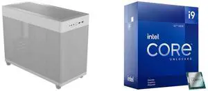 Computer Case CPU Combo -  ASUS AP201/WHT/MESH// Bundle with  Intel BX8071512900KF