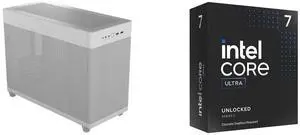 Computer Case CPU Combo -  ASUS AP201/WHT/MESH// Bundle with  Intel BX80768265KF