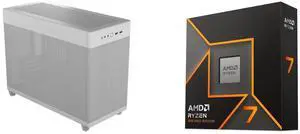 Computer Case CPU Combo -  ASUS AP201/WHT/MESH// Bundle with  AMD 100-100001404WOF