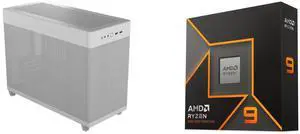 Computer Case CPU Combo -  ASUS AP201/WHT/MESH// Bundle with  AMD 100-100000662WOF