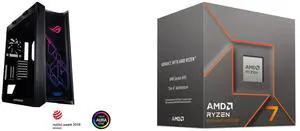 Computer Case CPU Combo -  ASUS GX601 ROG STRIX HELIOS CASE/BK/AL/WITH HANDLE Bundle with  AMD 100-100001590BOX