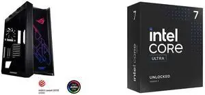 Computer Case CPU Combo -  ASUS GX601 ROG STRIX HELIOS CASE/BK/AL/WITH HANDLE Bundle with  Intel BX80768265K