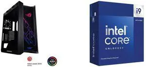 Computer Case CPU Combo -  ASUS GX601 ROG STRIX HELIOS CASE/BK/AL/WITH HANDLE Bundle with  Intel BX8071514900KF