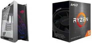 Computer Case CPU Combo -  ASUS GX601 ROG STRIX HELIOS CASE/WT/AL/WITH HANDLE Bundle with  AMD 100-100000457BOX