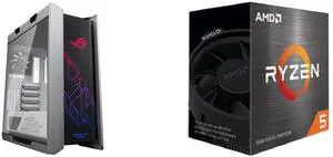 Computer Case CPU Combo -  ASUS GX601 ROG STRIX HELIOS CASE/WT/AL/WITH HANDLE Bundle with  AMD 100-100001585BOX