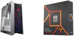 Computer Case CPU Combo -  ASUS GX601 ROG STRIX HELIOS CASE/WT/AL/WITH HANDLE Bundle with  AMD 100-100000591WOF